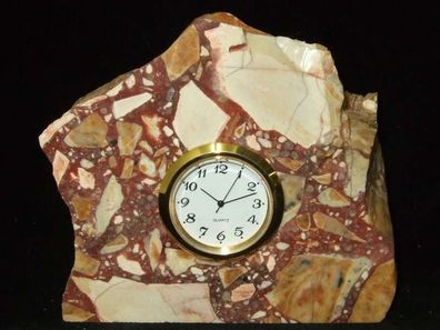 Gemeiner-Opal-Breckzie Uhr Australien -Edelsteinuhr Mineralienuhr Heilsteine