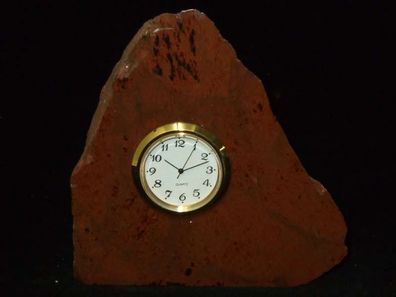 Uhr Obsidian Mahagoniobsidian Mexiko -Edelsteinuhr Mineralienuhr Heilstein Mineralien