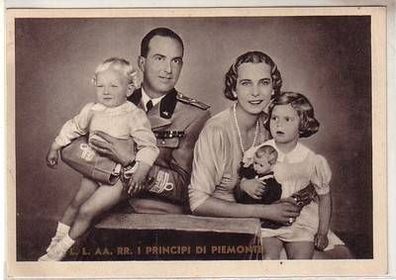 06861 Karte Italien L.L. AA. RR.I Principi di Piemonte Umberto II um 1940
