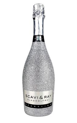 Scavi & Ray Alkoholfrei Sparkling 0,75l (<0,03% Vol) Bling Bling Glitzerflasche