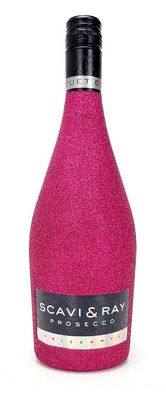 Scavi & Ray Prosecco Frizzante 0,75l (10,5% Vol) - Bling Bling Glitzer Glitzerf