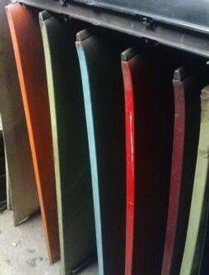 Motorhaube > VW Passat / Audi 80 [ 82 .1 / 32 > hellblau > Chrom Leiste vorgeseh