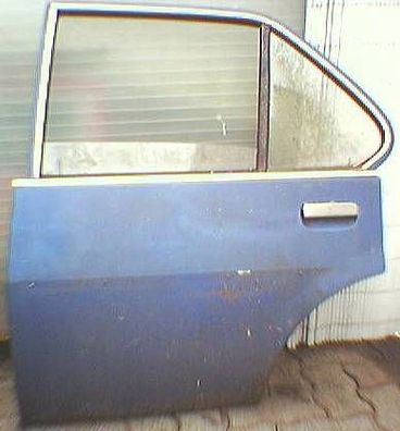 Tür > Opel Ascona B [ 4T / HL > blau ] - ( GM / Vauxhall > 9.75 - 8.81 ) - gebra