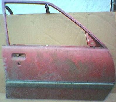 Tür > Opel Ascona C [ 4 / 5T / VR > rot ] - ( GM / Vauxhall > 9.81 - 8.88 ) - ge