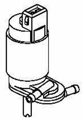 Wascher Pumpe 12V > WischWasch > Skoda [ div. Modelle > 1H6 955 651 ] auch / Se