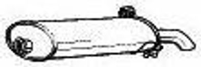 NEU + Endschalldämpfer > Peugeot 306 [ 1.1 / 1.4 / 1.6 / 1.8D / 1.9D > Limousine
