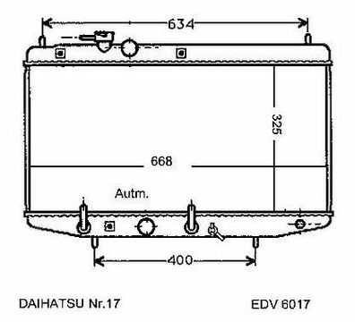 NEU + Kühler > Daihatsu Applause [ A 101 / L / LX > 1.6 > Automatic ] - ( Daihat