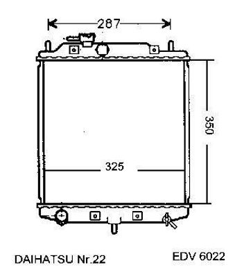 NEU + Kühler > Daihatsu Move [ Efi > 0.9 / 1.0 > Schaltgetriebe ] - ( Daihatsu >