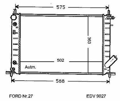 NEU + Kühler > Ford Fiesta MK 4 [ 1.2 - 16V > Automatic ] - ( 9.95 - 8.00 ) - Mazda