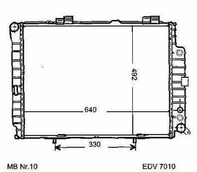 NEU + Kühler > Mercedes > W 210 > E Klasse .1 [ 300 / 420 / 500 > 32V / AMG / D