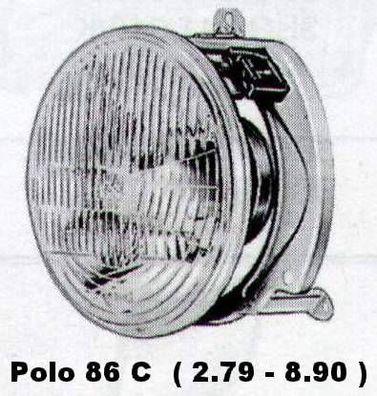 NEU + Scheinwerfer > VW Polo [ 86C .1 > H4 ] - ( VAG / VW / Audi > 9.82 - 8.90