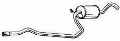 NEU + Vorschalldämpfer > Ford Fiesta [ MK 3 / 1.1 ] - ( 9.89 - 8.95 ) - ( Mittel