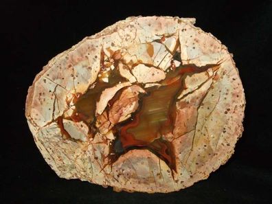 Achat Achatgeode Anschliff (1 Kg)Australien -Mineralien Heilsteine Anschliffe-