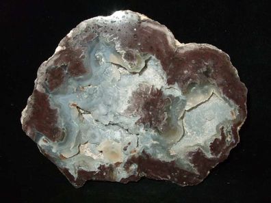 Achat Chalcedon Achatgeode Anschliff Mexiko -Mineralien Heilsteine Anschliffe-