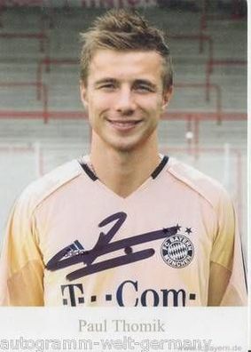 Paul Thomik Bayern München II 2004-05 Autogrammkarte Original Signiert
