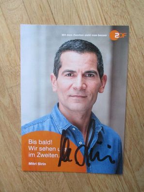 ZDF Fernsehmoderator Mitri Sirin - handsigniertes Autogramm!!!