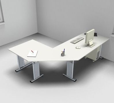 Schreibtischkombination GR2 Schreibtisch Winkelschreibtisch Bürotisch