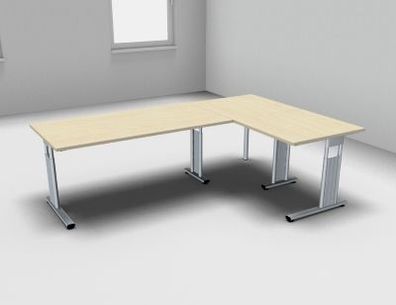 Schreibtischkombination GS6 Schreibtisch Winkelschreibtisch Bürotisch Winkeltisch