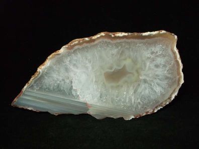 Achat Quarz/ Bergkristall Achatgeode Anschliff Uruguay-Mineralien Heilsteine Anschliff
