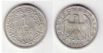 1 Mark Silber Münze 1925 F Jäger 319