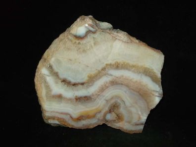 Achat(Friedensachat), Quarz, Bergkristall (Sachsen) Anschliff -Mineralien Heilsteine