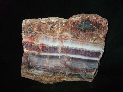 Amethyst Achat Quarz Anschliff Mexiko -Mineralien Heilsteine Anschliffe-