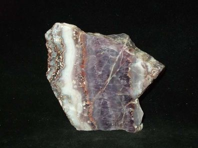 Amethyst, Quarz, Achat (Mexiko) Anschliff -Mineralien Heilsteine Anschliffe-