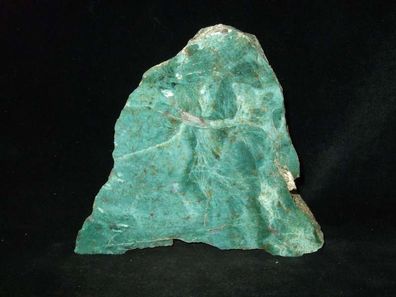 Dragonstone-Quarz mit Fuchsit/ Chalcedon Anschliff Australien -Mineralien-Heilsteine-