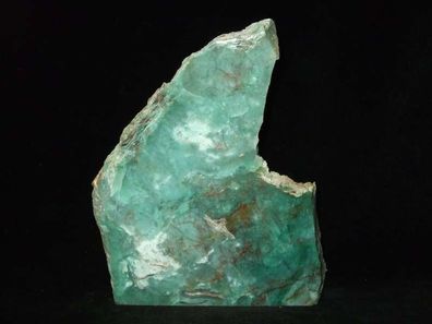 Dragonstone-Quarz mit Fuchsit/ Chalcedon Anschliff Australien -Mineralien-Heilsteine-