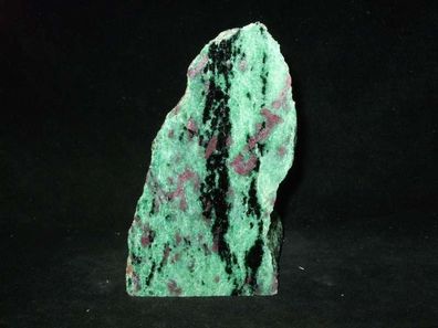 Zoisit mit Rubin (Tansania) Anschliff -Mineralien-Heilsteine-Edelsteine-Anschliffe-
