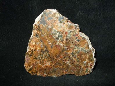 Jaspis, Achat, Pyrit (Peru) Anschliff -Mineralien-Edelsteine-Heilsteine-Anschliffe-