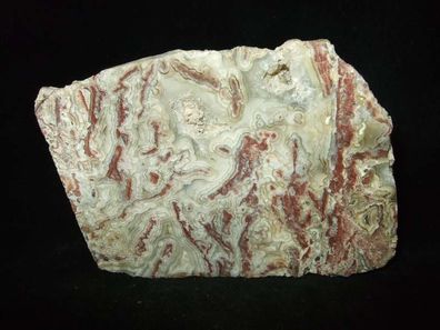 Crazy Lace Achat - Quarz/ Bergkristall Anschliff Mexiko -Mineralien Heilsteine-