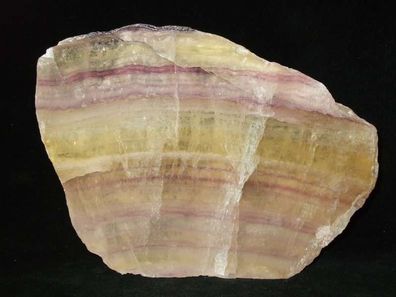 Fluorit Regenbogenfluorit Flußspat Anschliff China -Mineralien Heilsteine Anschliffe