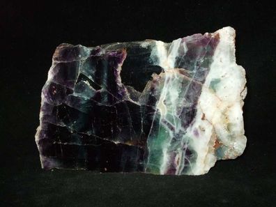 Fluorit, Flußspat (Mexiko) Anschliff -Mineralien-Heilsteine-Edelsteine-Anschliffe-