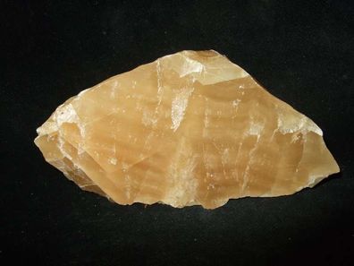 Honigcalcit, Calcit (Mexiko) Anschliff -Mineralien Heilsteine Anschliffe-