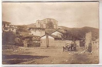 24845 Foto Ak Dojran Mazedonien Militär Fahrzeug 1. Weltrkieg um 1916