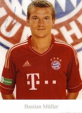 Bastian Müller Bayern München II 2011-12 Autogrammkarte Original Signiert