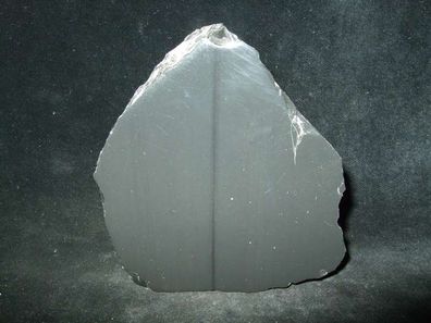 Obsidian-Vulkanglas Anschliff Mexiko -Mineralien-Heilsteine-Anschliffe-
