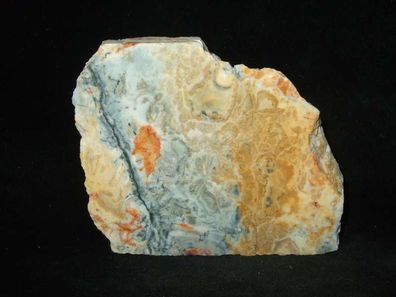Rhyolith, Achat, Quarz (Mexiko) Anschliff -Mineralien Heilsteine Anschliffe-