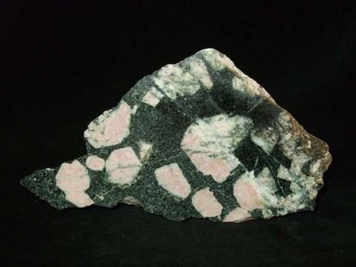 rosa Feldspat in Porphyr Australien -Mineralien Heilsteine Edelsteine Anschliffe-