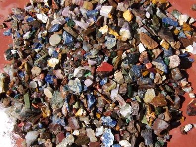 Bohrkerne Abschnitte Rohsteine Reststücke 2,5kg Mineralien aus aller Welt