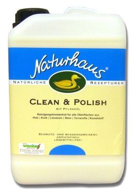 Naturhaus Clean & Polish 3 L gewachst geölt lackiert Reinigung Pflege