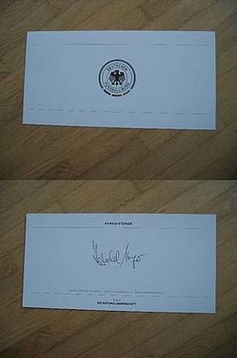 DFB Pressesprecher Harald Stenger - handsigniertes Autogramm!!!