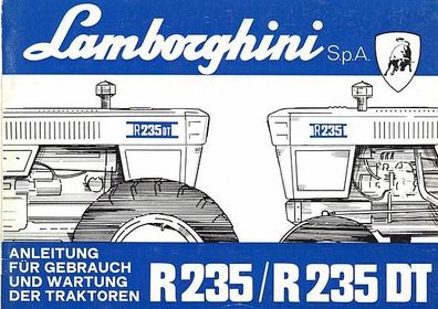 Bedienung und Wartung Lamborghini R 235 R 235 DT