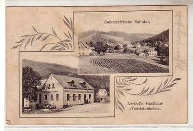 07053 Ak Sommerfrische Samtal Kreissl´s Gasthaus "Touristenheim" um 1910