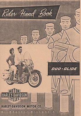 Bedienungsanleitung Harley-Davidson Duo Glide, Motorrad, Oldtimer, Klassiker