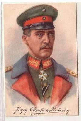52419 Militär Ak General Herzog Albrecht von Württemberg um 1915