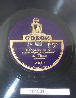 101531 Schellackplatte Odeon russ. Romanze "Hab´Mitleid mit mir" u.a. um 1930