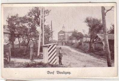 48081 Ak Dorf Bouligny Wachtposten 1. Weltkrieg