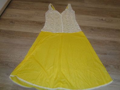 Unterrock , Nachthemd DDR - Charmant Wäsche Größe 42 Spitze mit Goldfaden